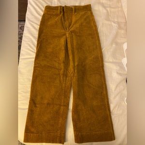 Madewell Slim Emmett Wide Leg Crop Pants (size 25)